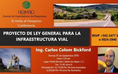 Proyecto de Ley General para la Infraestructura Vial