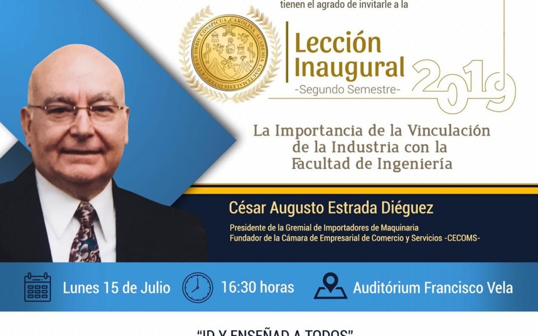 Lección Inaugural Segundo Semestre