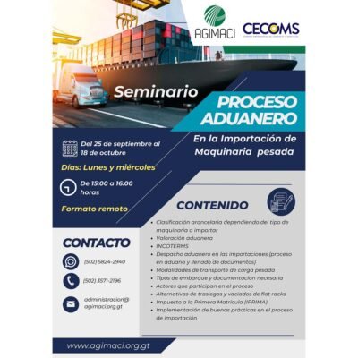 Seminario proceso aduanero