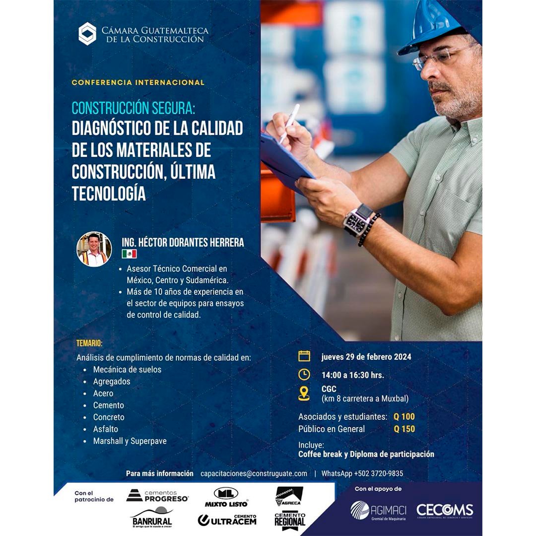 Diagnóstico de la calidad de los materiales de construcción