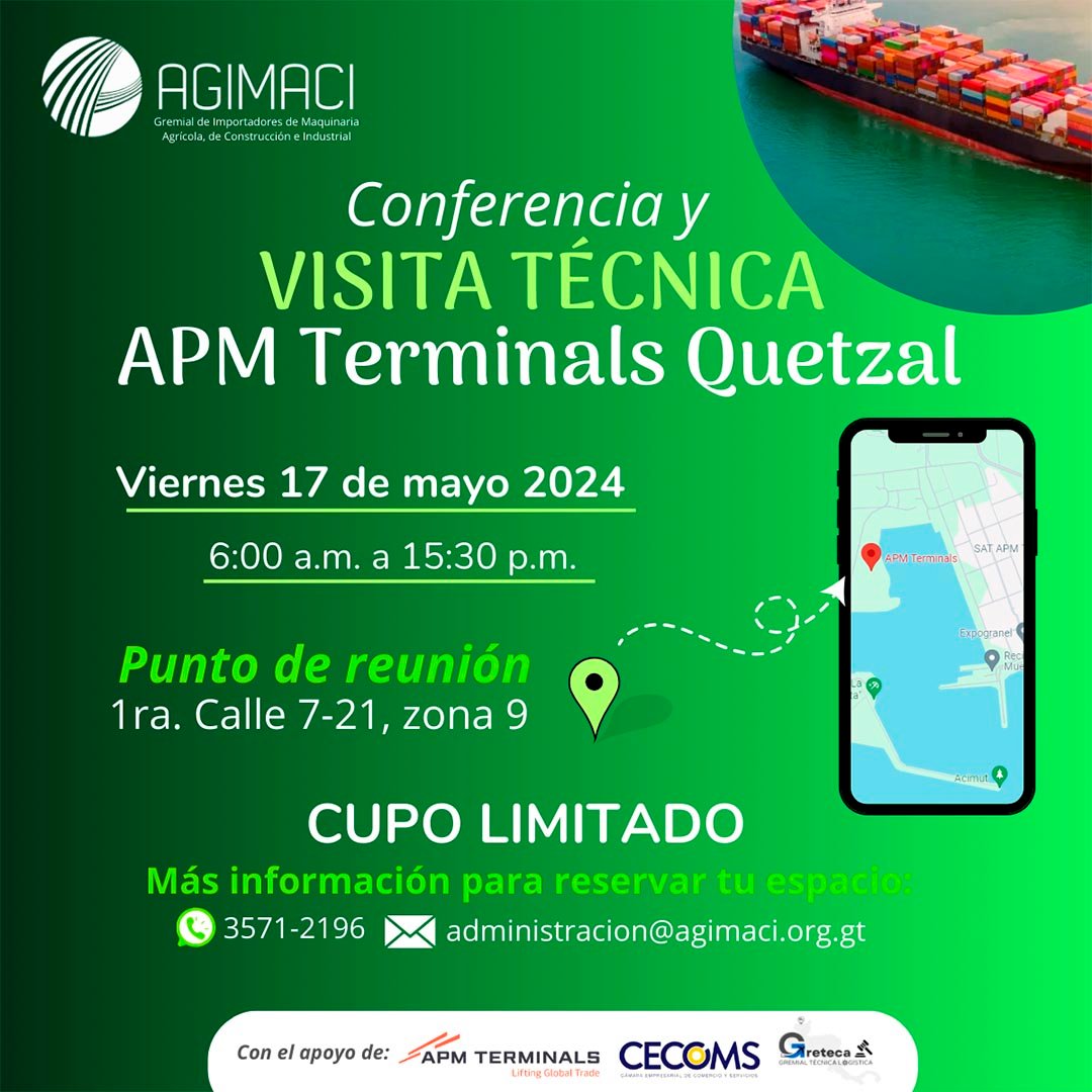 conferencia visita técnica APM terminals quetzal